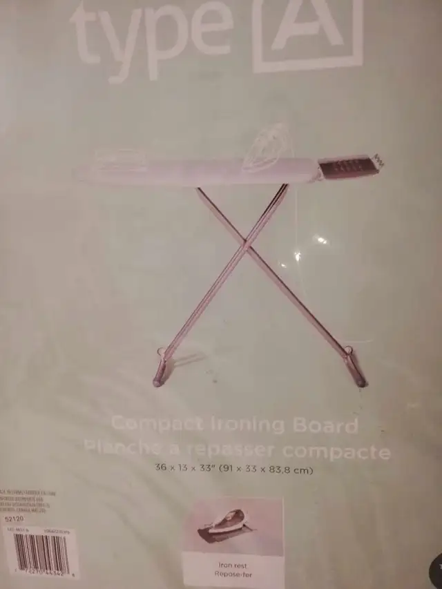 PICK UP : ARBOUR LAKE ( NW )  BRAND NEW COMPACT IRONING  BOARD F63006662131841121
