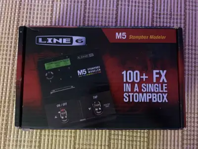 Up for sale is a Line 6 M5 Stompbox Modeler, offering over 100+ FX in a single stompbox. This unit a...