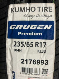 4 Brand New Kumho Crugen Premium KL33  235/65R17