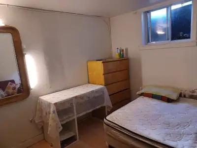 Room with a private washroom
