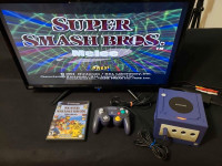 Indigo GameCube with official Controller & Smash Bros Melee!$140