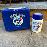 1993 Toronto Blue Jays Plastic Lunch Box & Thermos - Sport: MLB