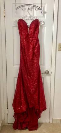 Prom Sparkling Red dress 