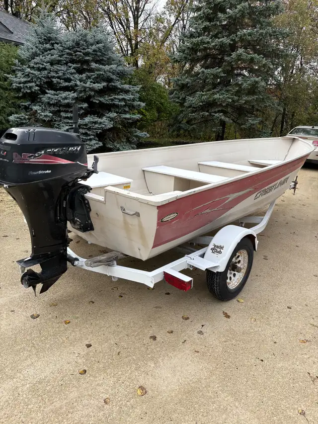 2001 Crestliner Sportsman 16 in Powerboats & Motorboats in Winnipeg - Image 4