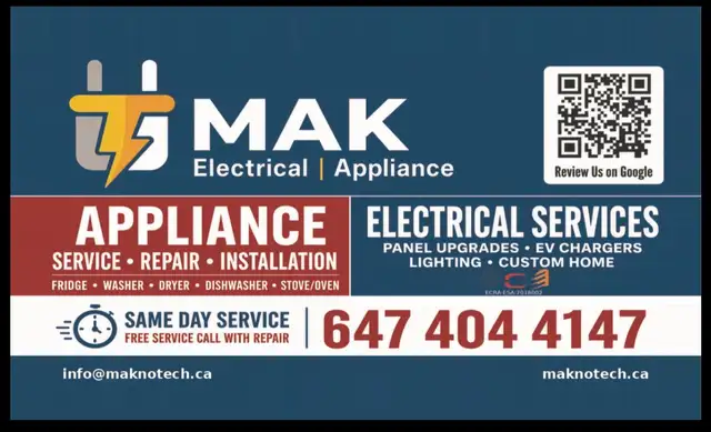 All make brand and major appliance repair 