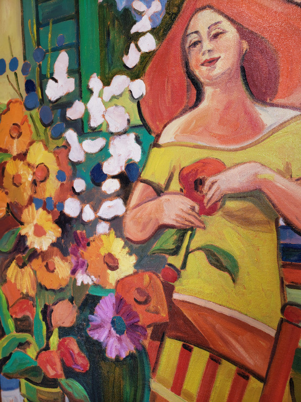 Yvon Provost"La matinée d'Éloïse"huile 24x30/ oil on canvas dans Art et objets de collection  à Longueuil/Rive Sud - Image 3