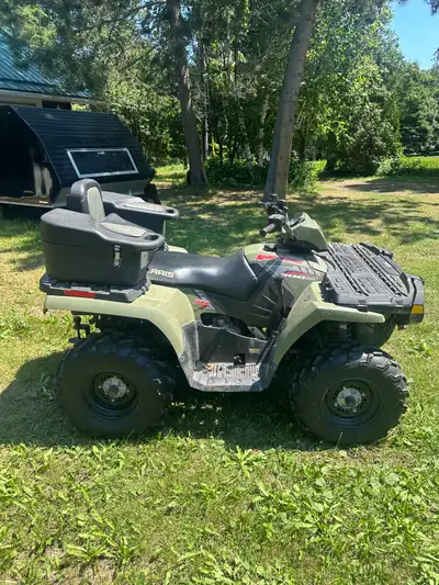 2006 Polaris sportsman 500 HO low miles , original owner Comes with plow