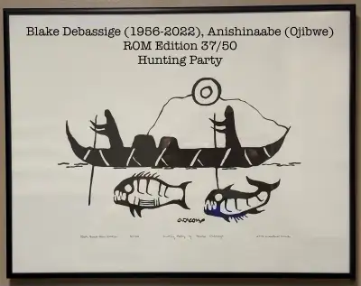 Blake Debassige Framed Artwork ROM Editions, View more