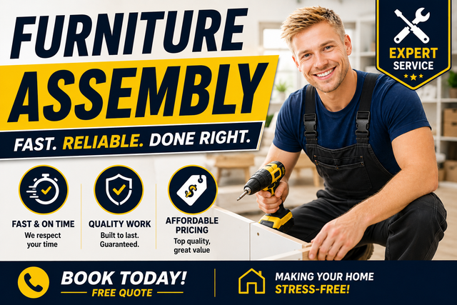Professional Furniture Assembly – IKEA, Wayfair & More