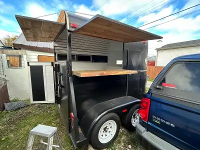 $13,000 OR BEST OFFER 1986 Utility Horse Trailer Weighs 1200 kg Fully remodelled last year by origin...