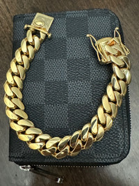 8.5” 10k SOLID Gold Miami Cuban Bracelet 117.88 grams