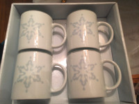 Snowflake mugs