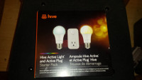 Brand new! Hive active Light and plug starter pack.