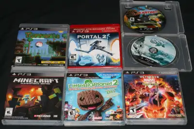PLAYSTATION 3 GAMES: 1 MINECRAFT PLAYSTATION 3 EDITION - CASE, GAME, MISSING MANUAL - 10.00 SOLD 2 T...