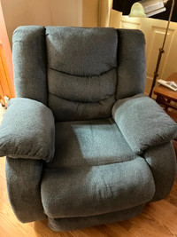 Fauteuil inclinable, bercant.