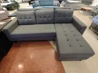 Sofa réversible gris "Sofia"