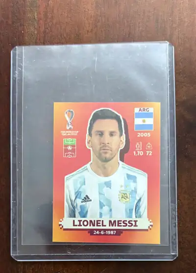 Lionel Messi World Cup 2022 Soccer Card, View more