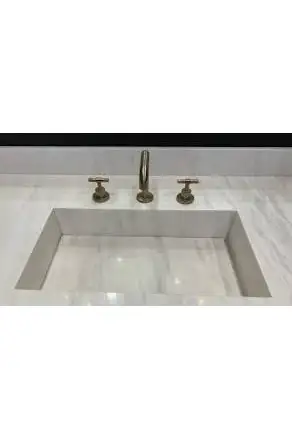 Luxury Taj Mahal Integrated Sink  | Custom Quartz Countertop, View more