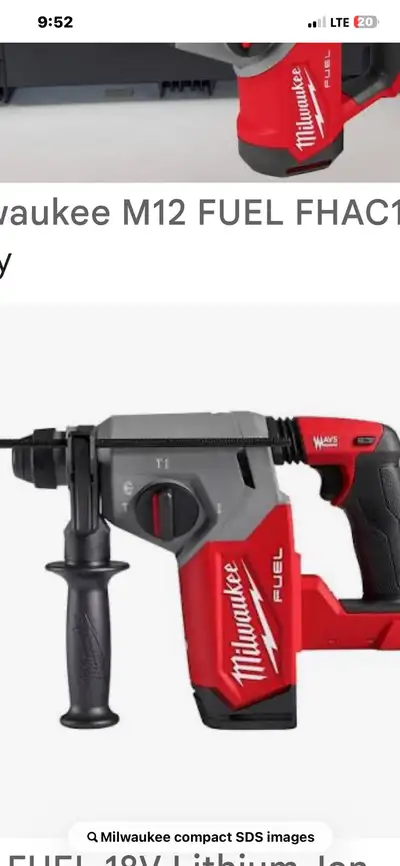 New Milwaukee compact sds , View more