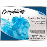 BRAND NEW - Compliments Recycling Blue Bags 66cmx82.5cm 40 bags