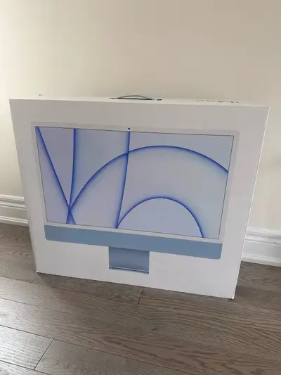 I'm selling a brand new, never opened Apple iMac with the M1 chip, featuring a stunning 24-inch 4.5K...