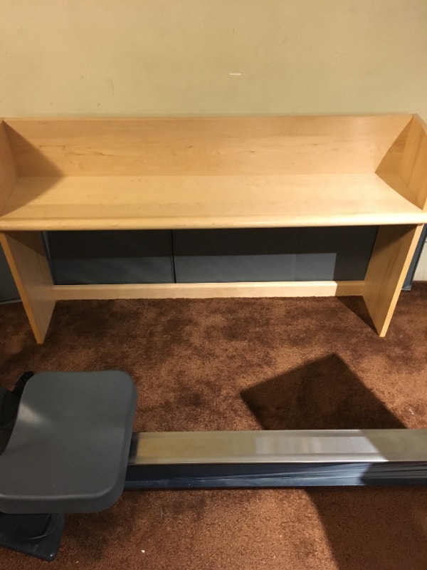 Free Solid Maple Hutch with Two Shelves Hutches & Display