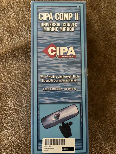 Brand new in box universal boat mirror, $80. Retails for $100+.