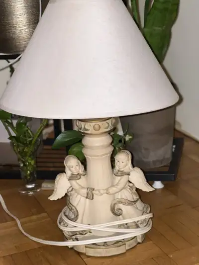 Vintage Angel Figurine Lamp, View more