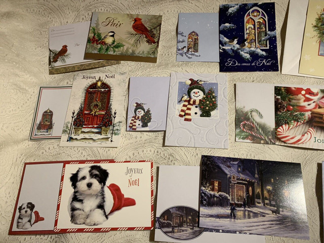 10 cartes de Noël avec de jolies enveloppes - Lebourgneuf  dans Art et objets de collection  à Ville de Québec - Image 2