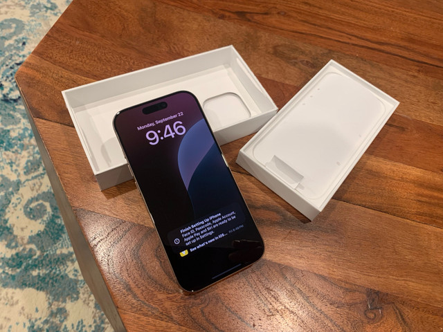 iPhone 16Pro 256GB New+1 Year Apple Warranty! in Cell Phones in Edmonton