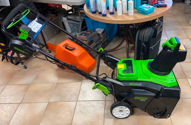 22" Greenworks Pro 80V Snowblower in Snowblowers in Chatham-Kent - Image 2