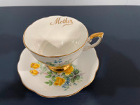 Mother's Day tea cup and saucer.