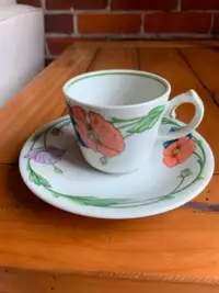 Tea Cups & Saucers; Villeroy & Boch 10 sets