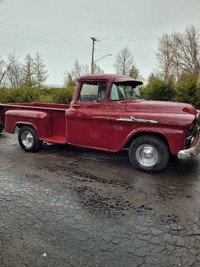 1958 chevrolet apache 3200 fresh out of the paint shop
