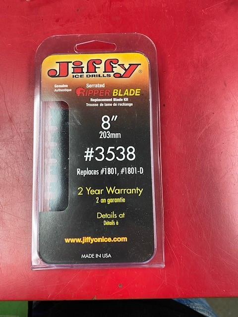 Jiffy 8' Ripper replacement blade # 3538 3 in stock in Fishing, Camping & Outdoors in North Bay