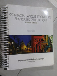 Contacts Langue Et Culture Francaises 9th Edition