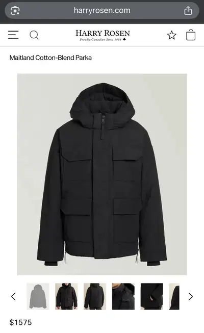 Canada Goose Maitland Parka- Size XL, View more