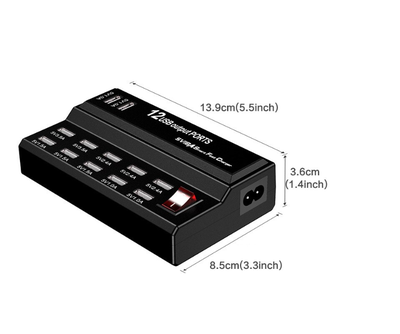 Multi-port USB Hub 12 Ports, View more