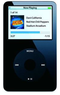 30gb Black Apple iPod Video 5.5 Gen 30 GB A1136 Classic 5.5g used Refurbished 