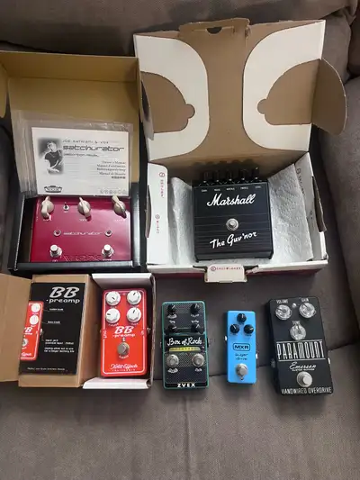 Various guitar pedals, Will post prices later