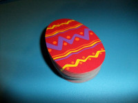 Miniature Oval Easter Egg Playing Card Deck