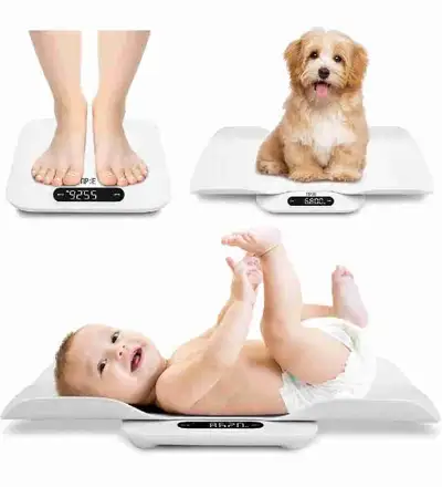 TIPRE Baby Scale with Detachable Tray, Auto-Rotation Readings, T, View more