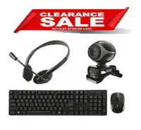 Mice, Keyboards& Webcams CLEARANCE SALE-new inbox warranty-f-$10