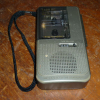 Vintage Realistic Micro Cassette Tape Recorder Working