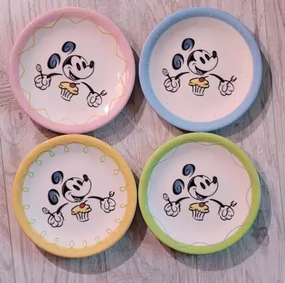 Assiettes Mickey mouse