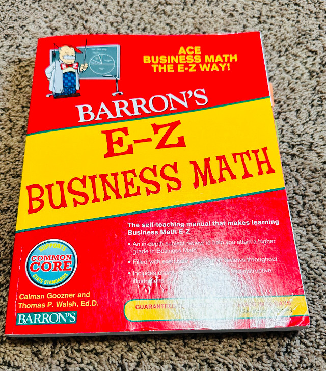 E-Z Business Math (Barron's Easy Way) in Textbooks in Calgary