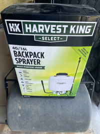 Harvest  King backpack sprayer Brand New!
