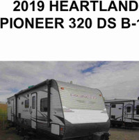 RV LOT at Kokanee springs  + 2019 heartland pioneer 320ds b-15 