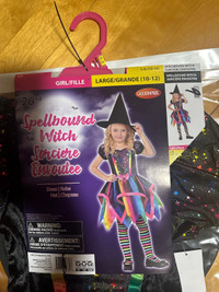 Kids witch Halloween costume (L)