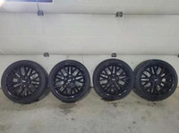 Gloss Black BMW 18” Niche Rims + Tires